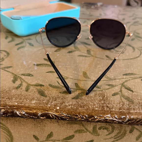 Tiffany Rose Gold Aviator Sunglasses 57 mm - Picture 6 of 8